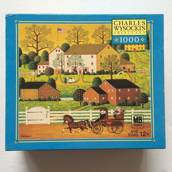 Charles Wysockis Jigsaw Puzzle 1000 Pieces Hi Neighbor 2005 New Sealed In Box - Picture 1 of 4